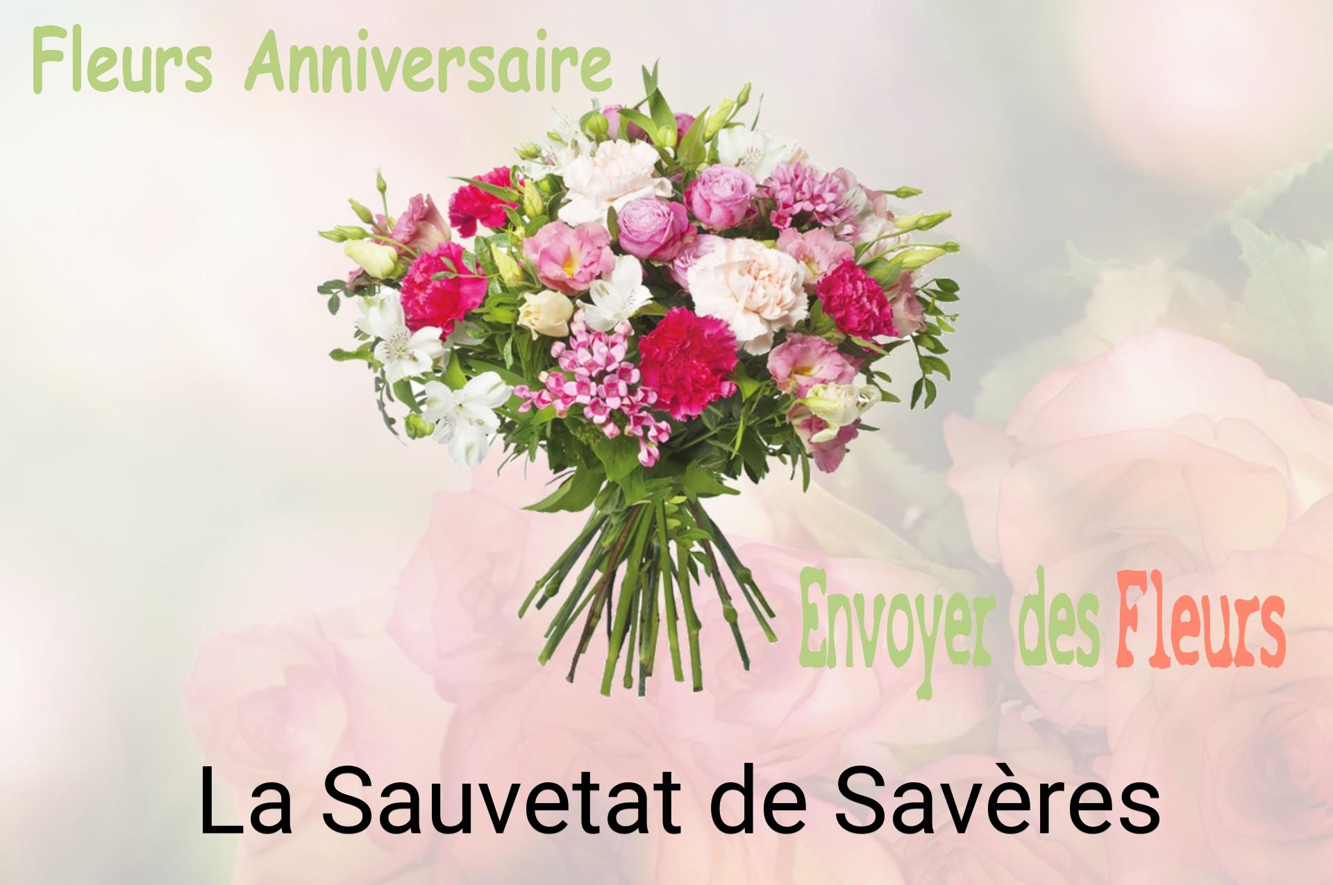 Bouquet de fleurs d’anniversaire livré à La Sauvetat-de-Savères