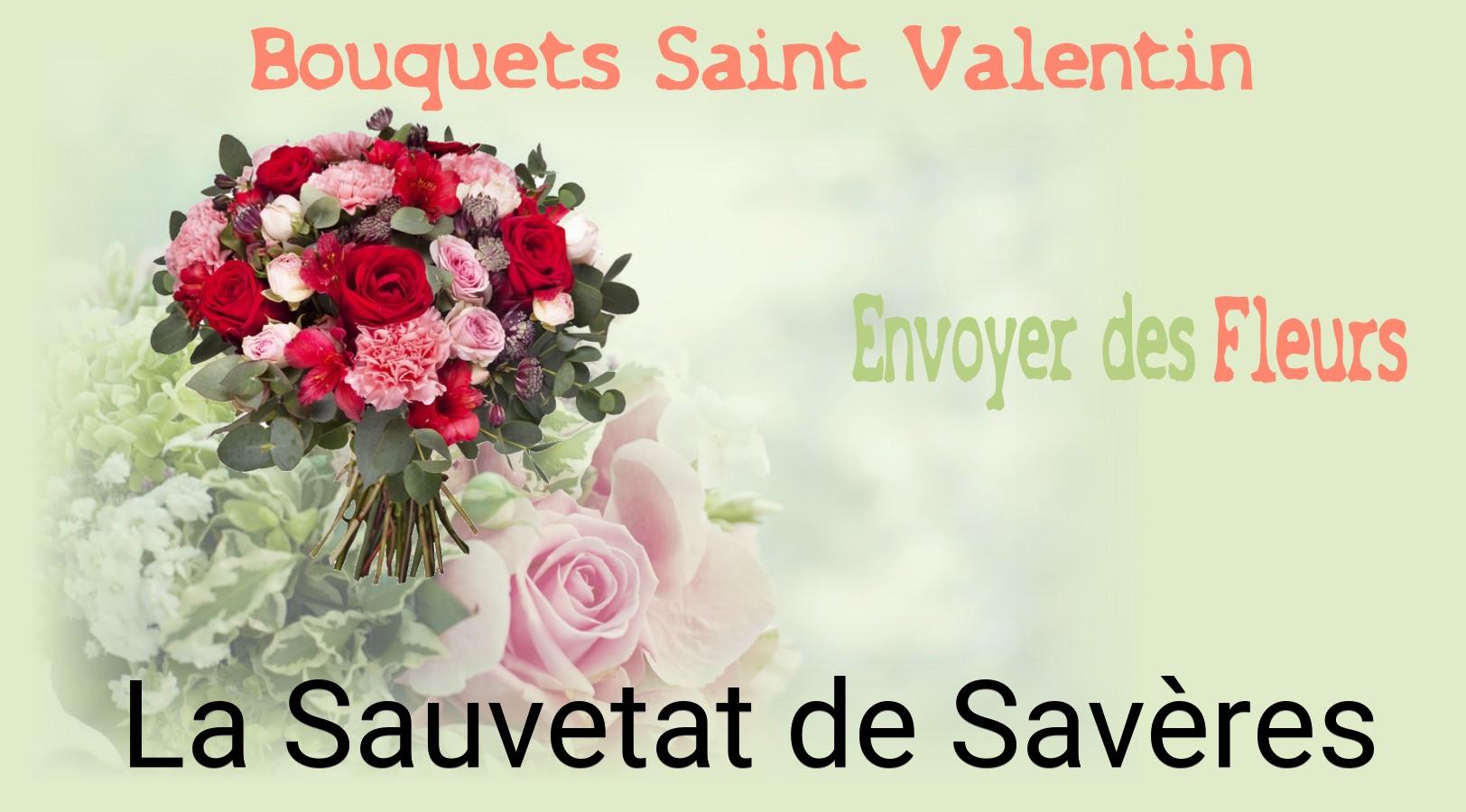 Roses de Saint-Valentin livrées à La Sauvetat-de-Savères